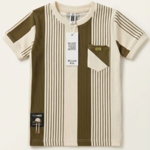 Olive Retro Boys Twinset - Lil Bambini
